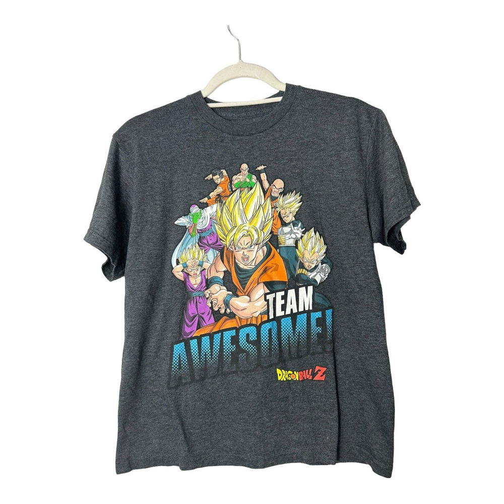 Dragon Ball Z: "Team Awesome" Super Saiyan Boys Graphic T-Shirt- Size (L)